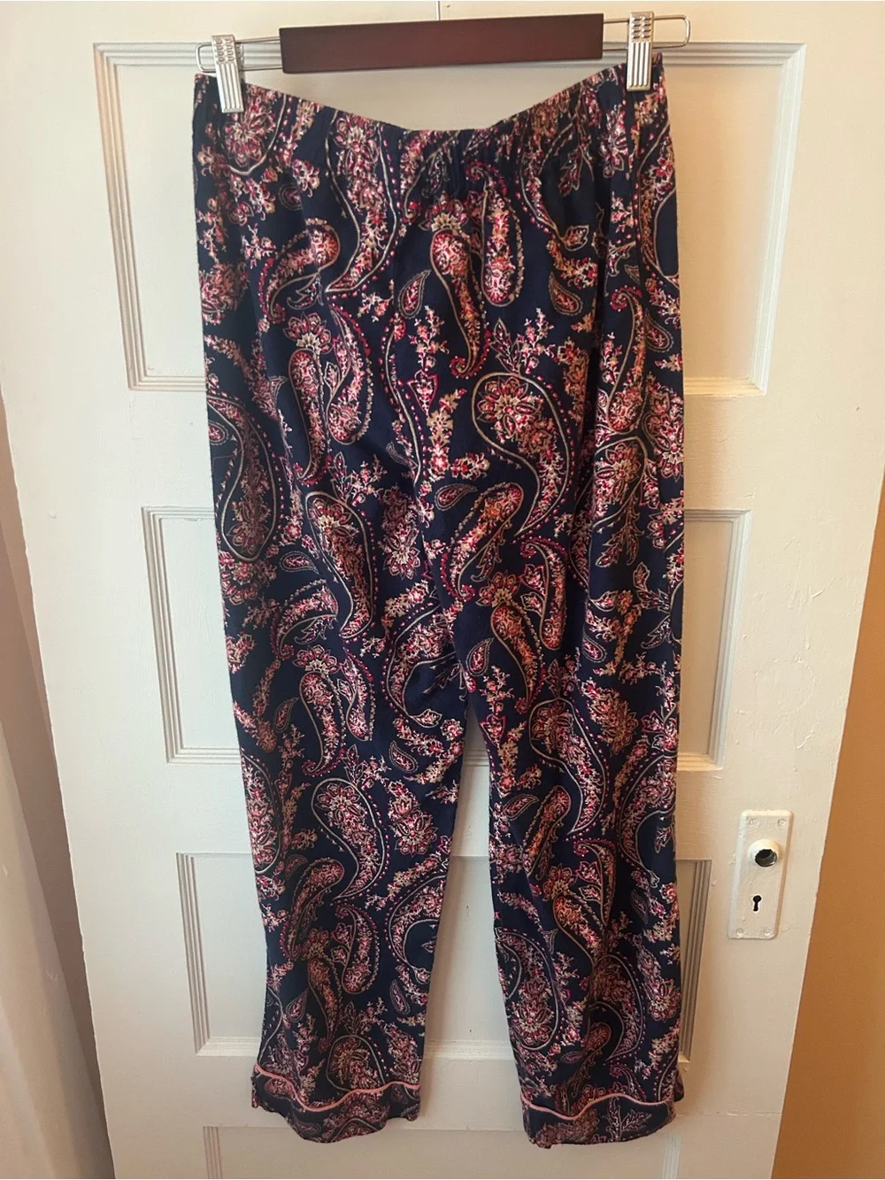 Liz Claiborne long sleeve paisley 2-piece pajama set